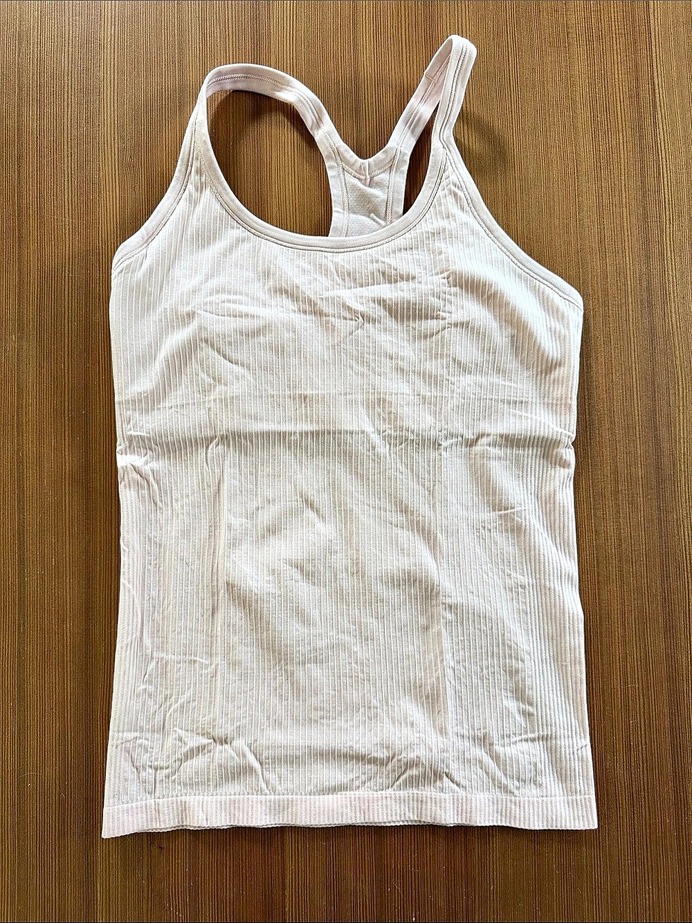 Lululemon Ebb to Street Pink Tank Ribbed Size 10